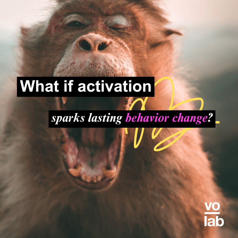 #C3 What if activation sparks lasting behavior change
